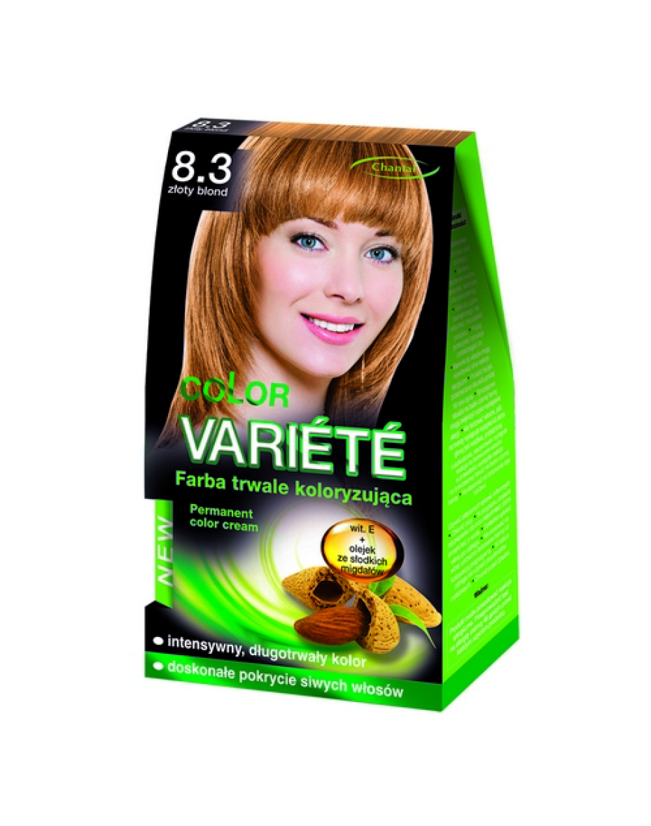 Краска для волос 8.3 Золотой блондин Variete