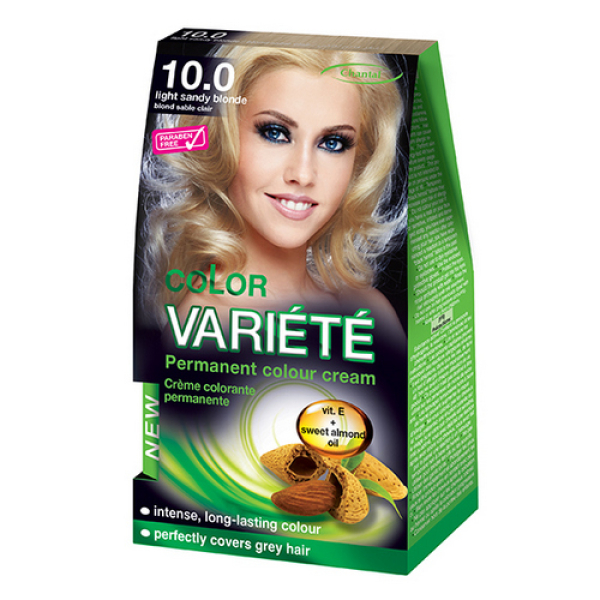 Фарба для волосся 10.0 Світло-пісочний блондин Variete
