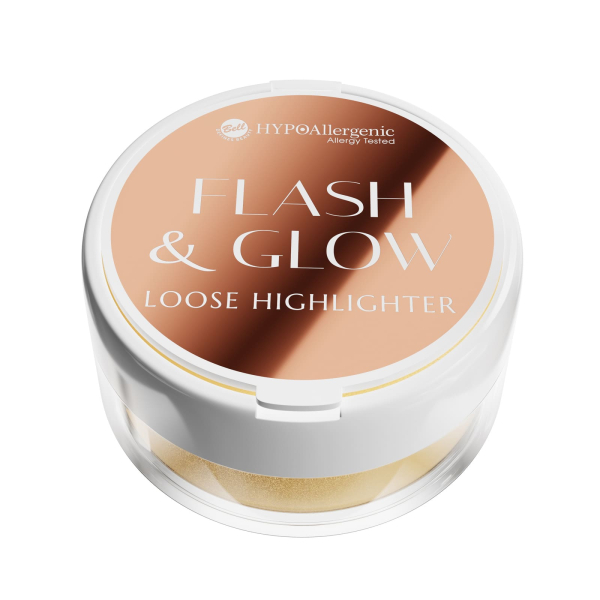 Хайлайтер для обличчя та тіла Flash & Glow HypoAllergenic Bell