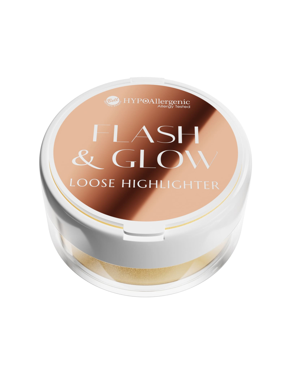 Хайлайтер для обличчя та тіла Flash & Glow HypoAllergenic Bell