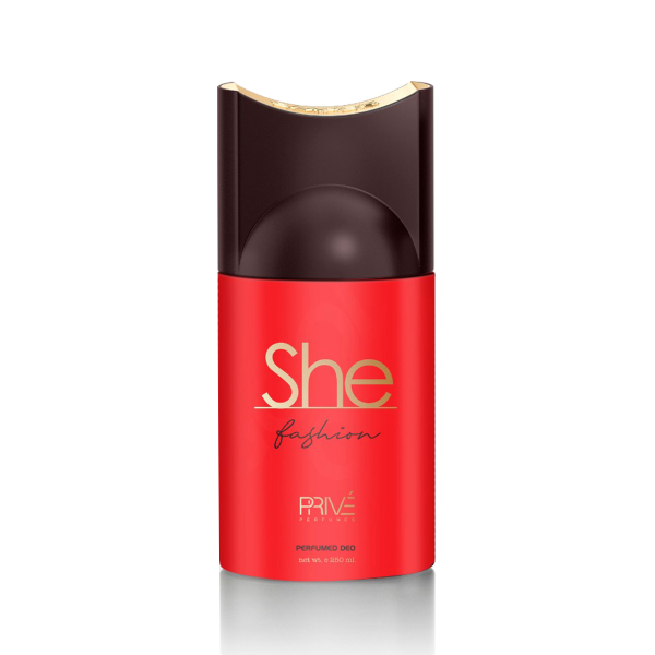 She Fashion Prive Parfums - парфумований дезодорант жіночий