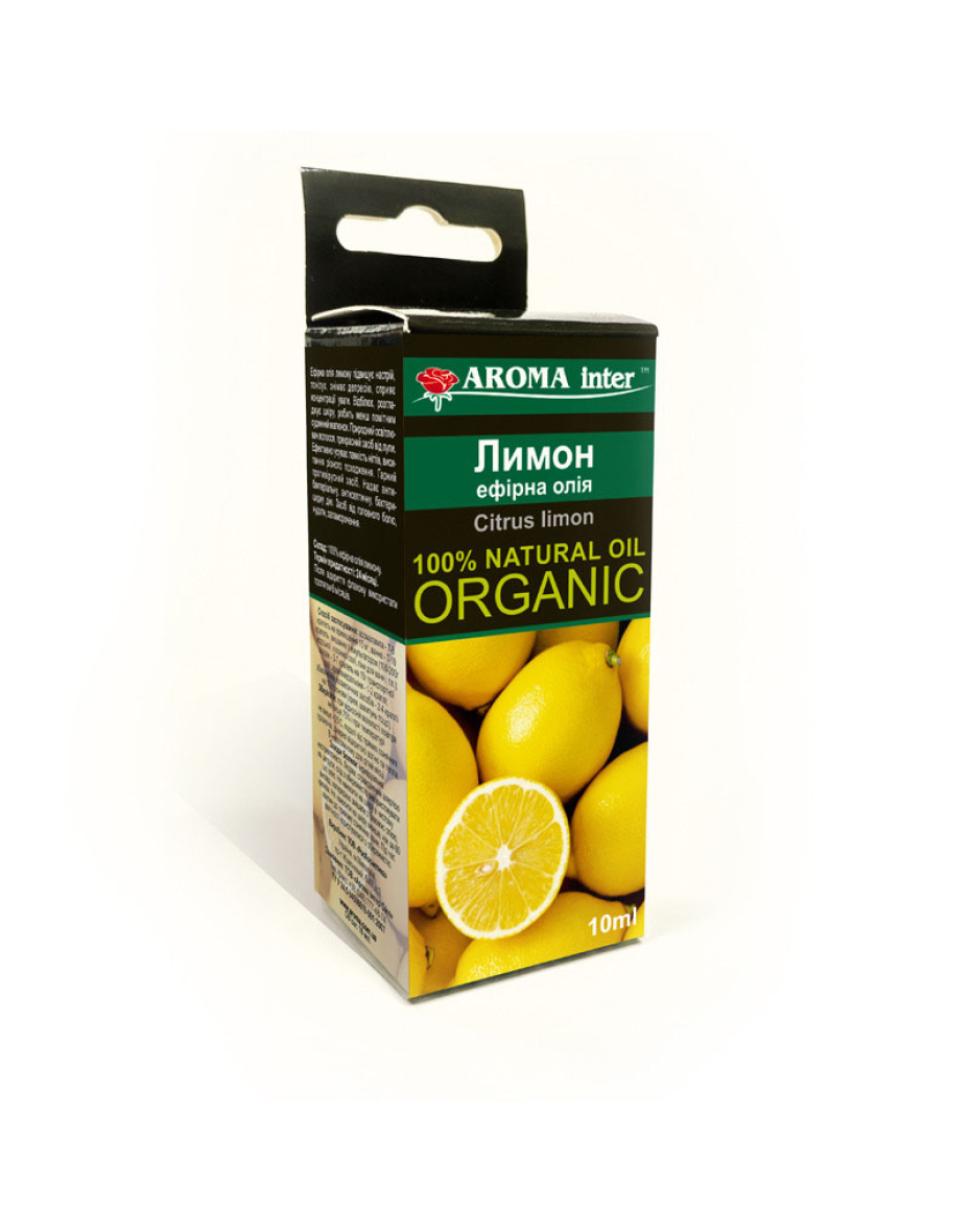 Ефірна олія лимона 20 мл Aroma Inter