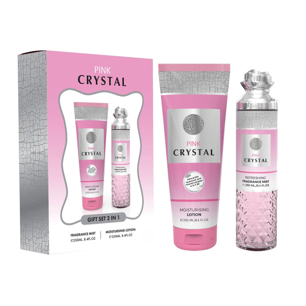 2 in 1 gift set Pink Crystal Emper - подарунковий набір жіночий