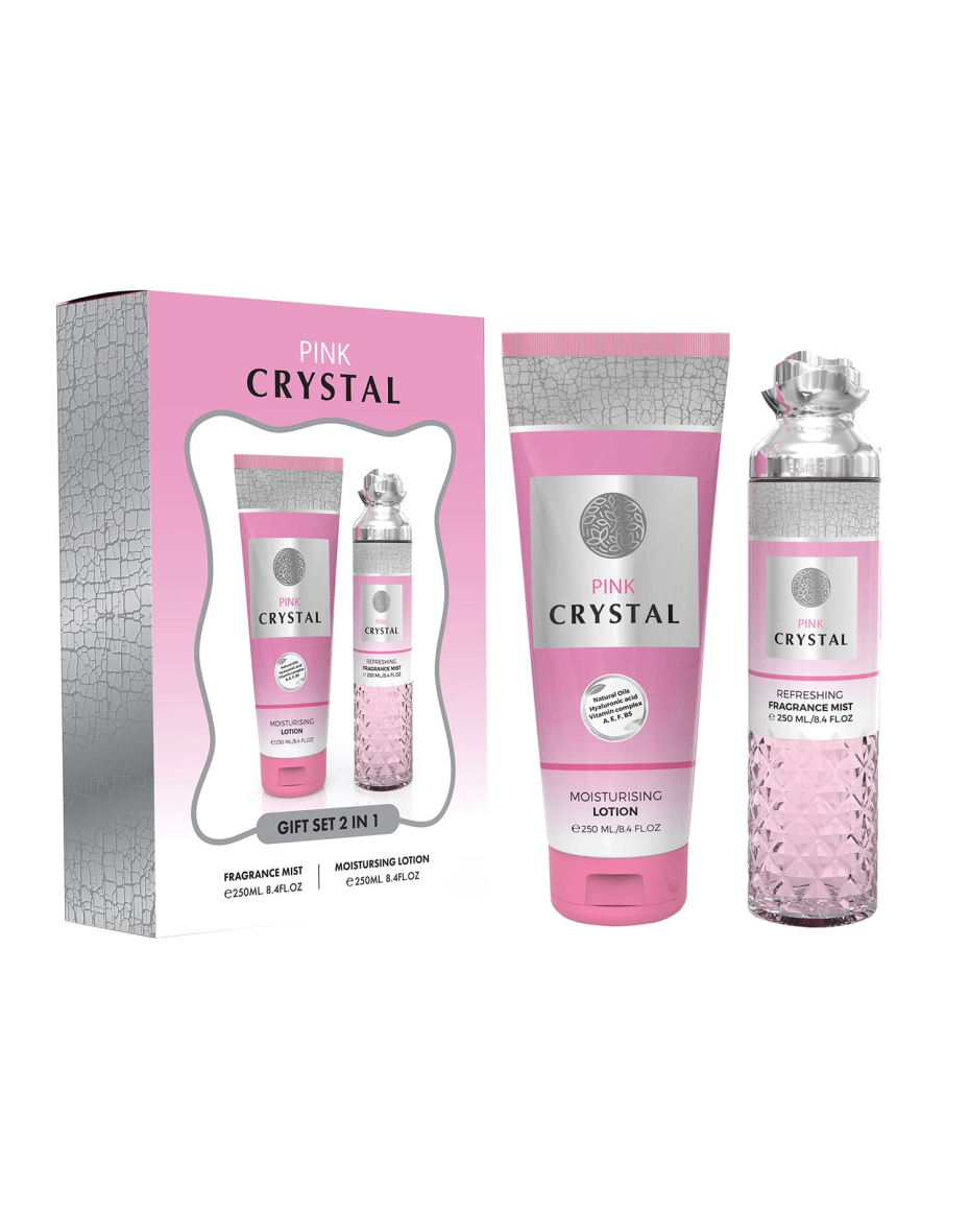 2 in 1 gift set Pink Crystal Emper - подарунковий набір жіночий