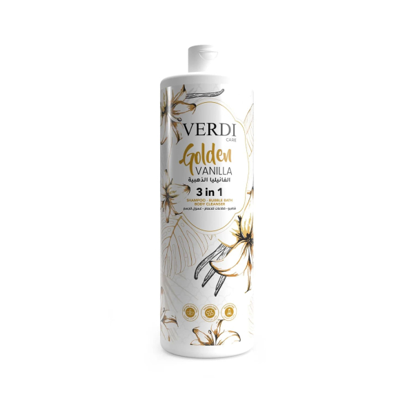 Гель для душу 3в1 Golden Vanilla Verdi 800 мл
