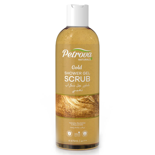 Гель-скраб для тіла SHOWER GEL SCRUB GOLD PETROVA NATURALS - 475 ML