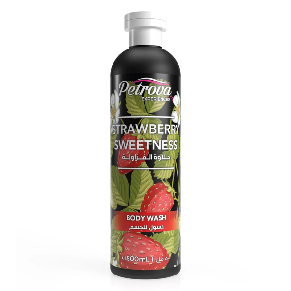 Гель для душу BODY WASH STRAWBERRY SWEETNESS PETROVA EXPERIENCES - 500 ML