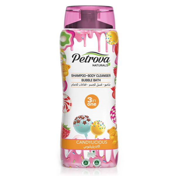 Шампунь SHAMPOO 3 IN 1 CANDYLICIOUS PETROVA NATURALS - 500 ML