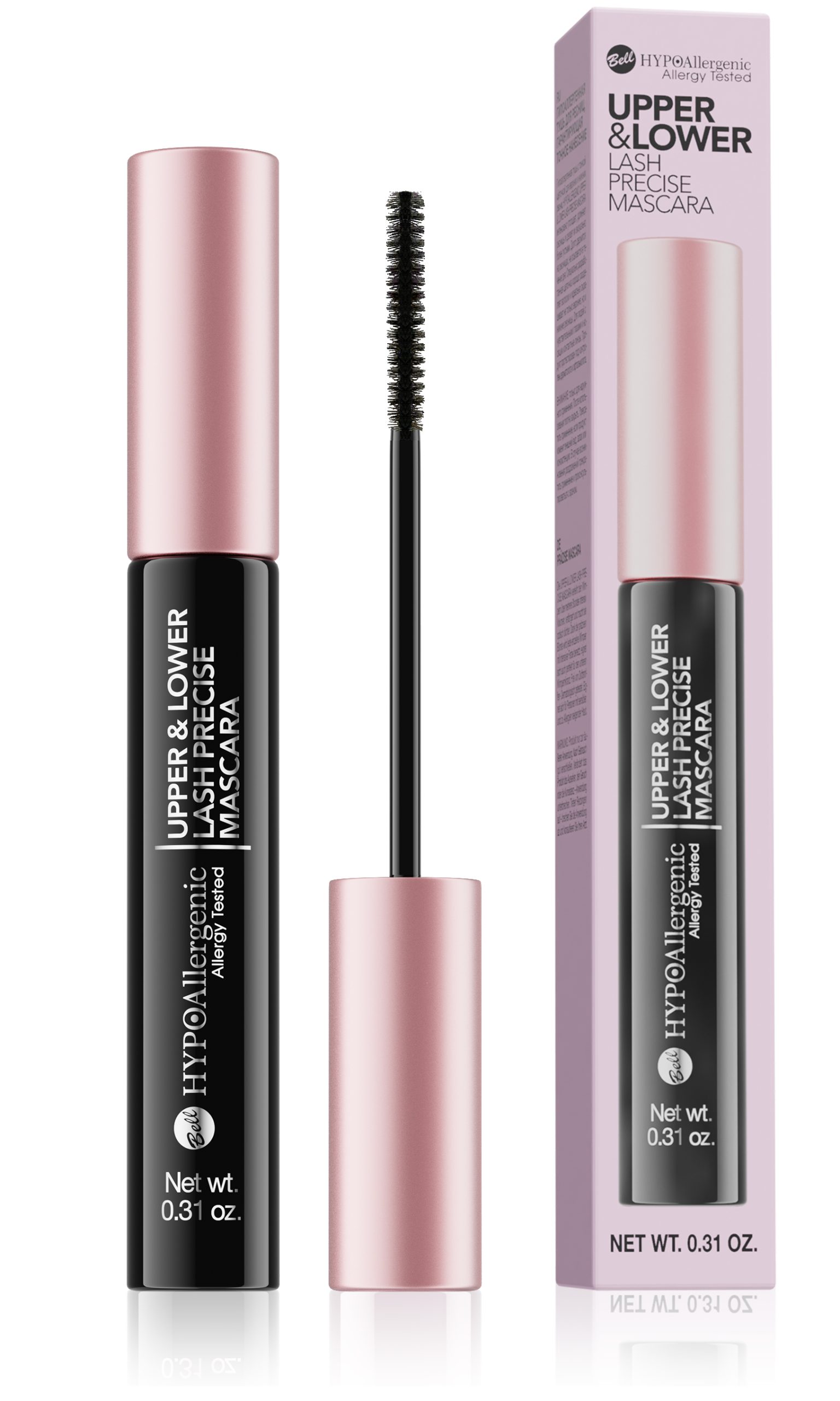 HYPOallergenic-UpperLower-Lash-Precise-Mascara-kartonik Туш д/вій Upper&Lower Lash Precise HypoAllergenic Bell - Зображення 1