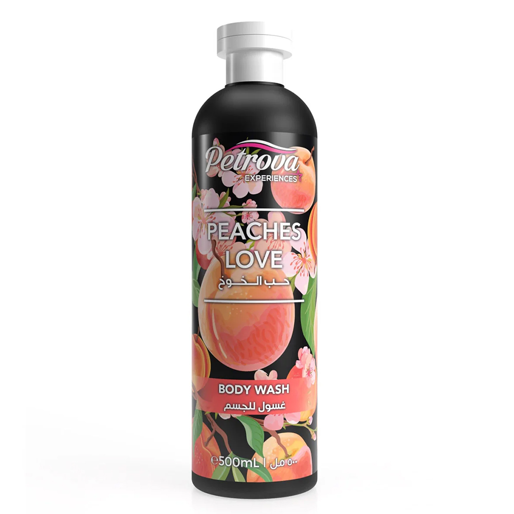 PSG20321 Гель для душу BODY WASH PEACHES LOVE PETROVA EXPERIENCES - 500 ML - Зображення 1