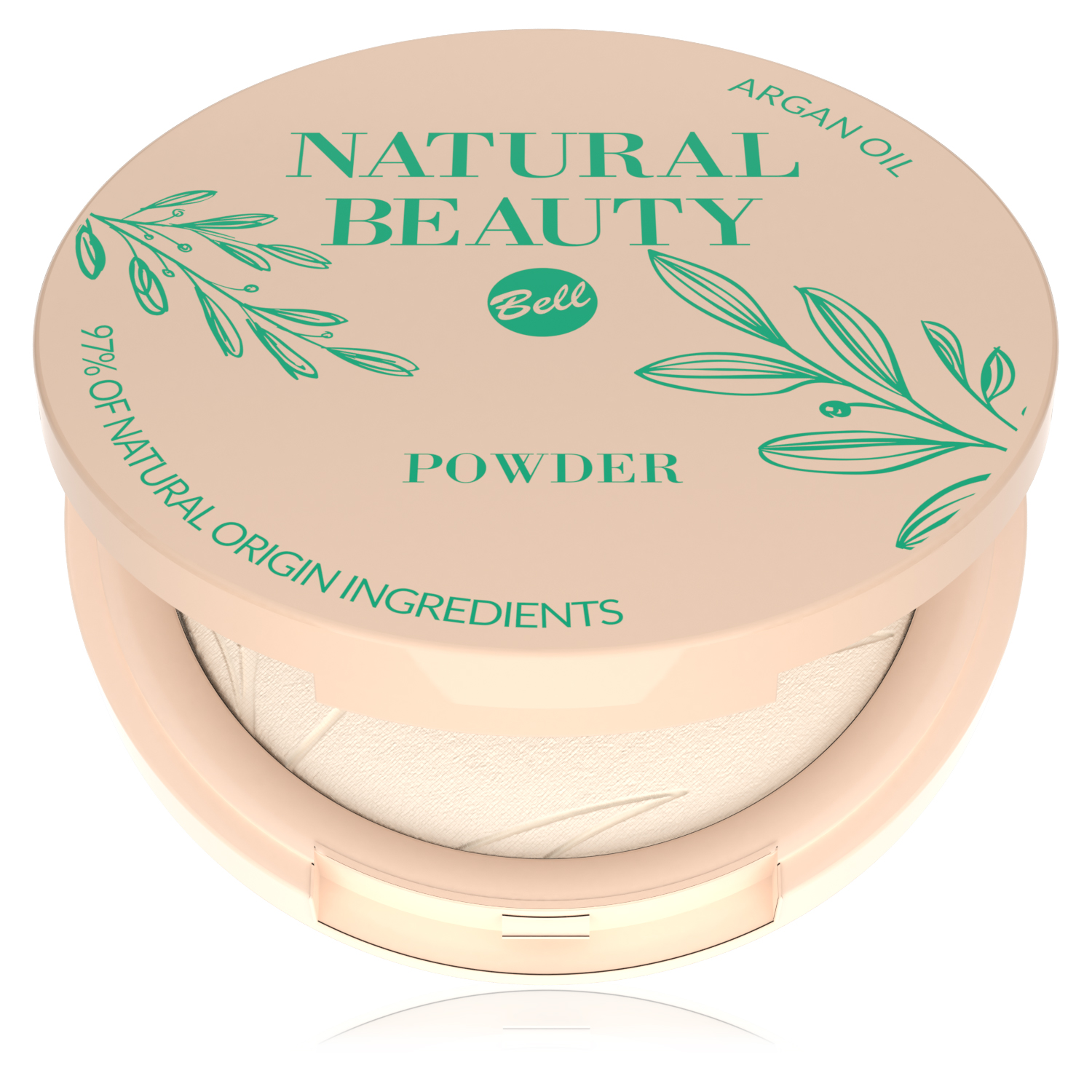 nb-powder Пудра пресована Natural Beauty 01 Bell - Зображення 1